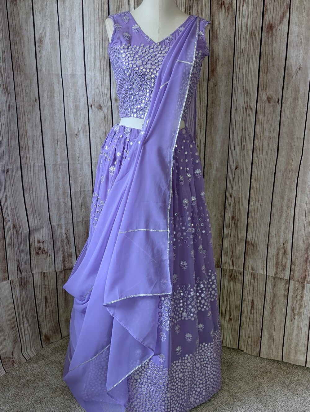 Lavender Lehenga Choli